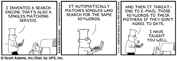 Dilbert search engine